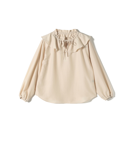 SHIPS Colors:〈洗濯機可能〉AIRTUM フリルカラー ブラウス
