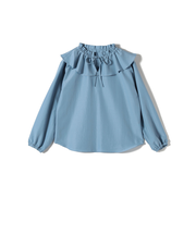 SHIPS Colors:〈洗濯機可能〉AIRTUM フリルカラー ブラウス