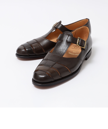 【SHIPS別注】CROCKETT&JONES: CORDOVAN RUSSIA/HATCH グルカサンダル