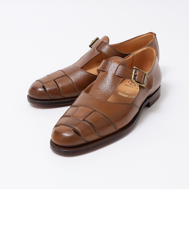 【SHIPS別注】CROCKETT&JONES: CORDOVAN RUSSIA/HATCH グルカサンダル
