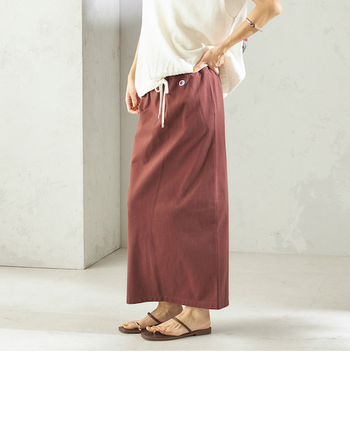 《予約》【一部WEB限定/ SHIPS別注】Champion: タイト スカート