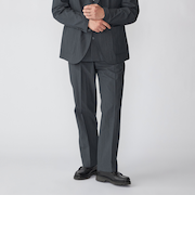 SHIPS:〈洗濯機可能〉CO+ ノープリーツ パンツ(セットアップ対応)