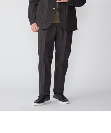 SHIPS:〈洗濯機可能〉CO+ 1プリーツ パンツ(セットアップ対応)