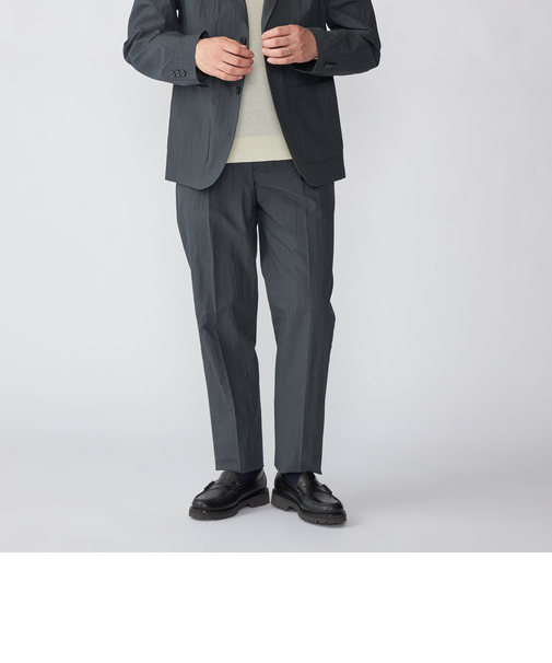 SHIPS:〈洗濯機可能〉CO+ 1プリーツ パンツ(セットアップ対応)