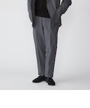 SHIPS:〈洗濯機可能〉CO+ 1プリーツ パンツ(セットアップ対応)