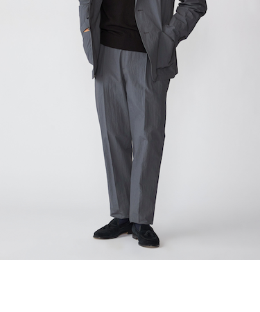 SHIPS:〈洗濯機可能〉CO+ 1プリーツ パンツ(セットアップ対応)