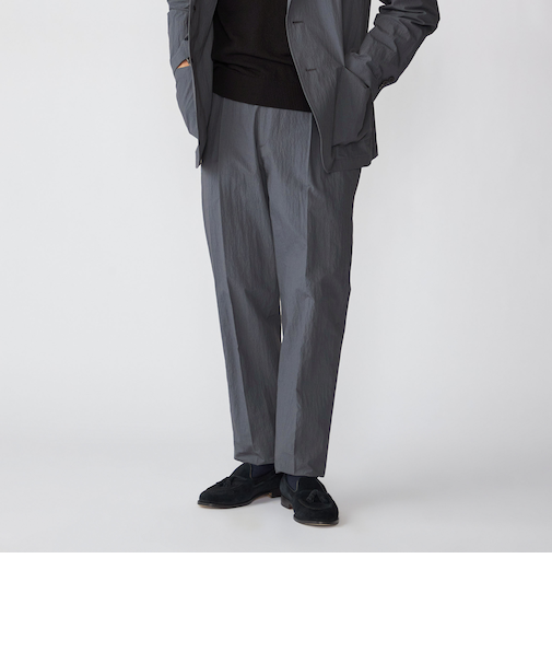 SHIPS:〈洗濯機可能〉CO+ 1プリーツ パンツ(セットアップ対応)