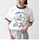 《予約》【SHIPS any別注】THE KNiTS: ロゴ プリント リンガー TEE