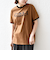 《予約》【SHIPS any別注】THE KNiTS: ロゴ プリント リンガー TEE