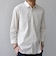 SHIPS any:〈洗濯機可能〉コットン/リネン 7分袖 ポケット レギュラー シャツ 26SS◆