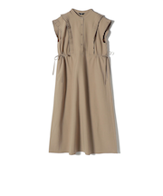 《予約》SHIPS Colors:〈手洗い可能〉プリーツ デザイン シャツ ワンピース2◆