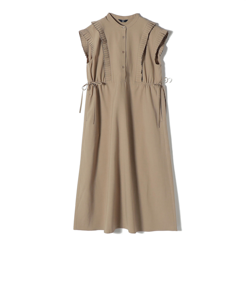 《予約》SHIPS Colors:〈手洗い可能〉プリーツ デザイン シャツ ワンピース2◆