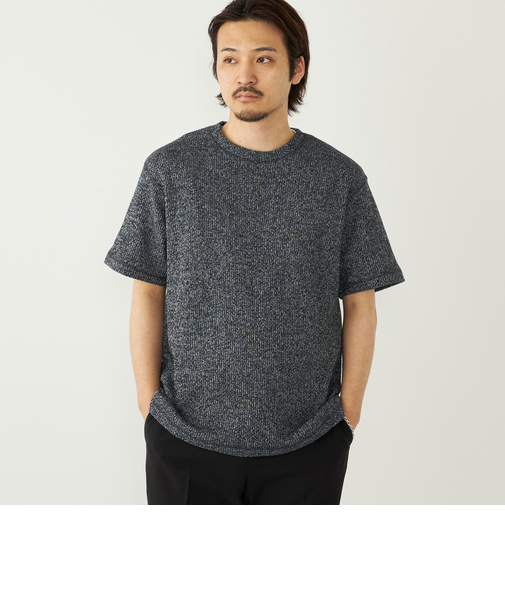 《予約》SHIPS Colors:ローゲージ カノコ Tシャツ◆