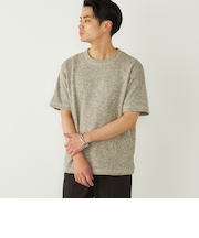 《予約》SHIPS Colors:ローゲージ カノコ Tシャツ◆