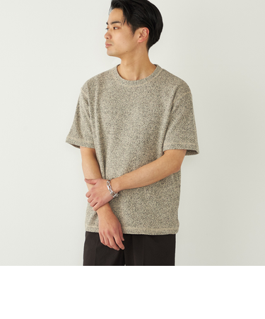 《予約》SHIPS Colors:ローゲージ カノコ Tシャツ◆