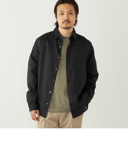 SHIPS Colors:ラミー 100% シャツ