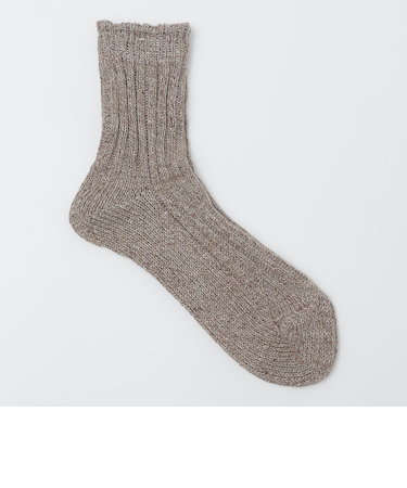 ANONYMOUS: ヘンプ シルク ハーフ ソックス