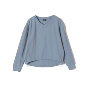 SHIPS Colors:〈手洗い可能〉変形ワッフル Vネック プルオーバー