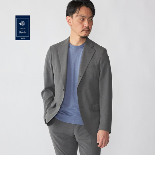 SHIPS:〈FUNCTION〉ライト アンストラクチャード ジャケット(セットアップ対応)