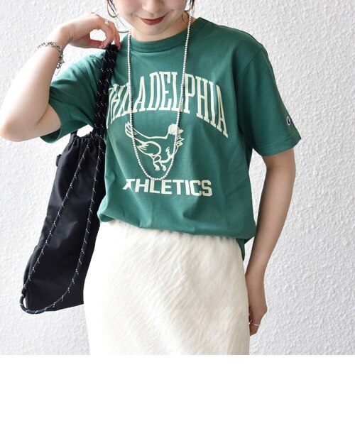 Champion:〈洗濯機可能〉グラフィック ロゴ ショート スリーブ TEE