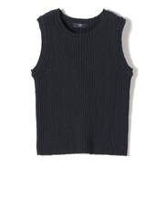《予約》SHIPS Colors:〈手洗い可能〉スラブ ニット タンクトップ◆