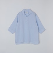 《予約》SHIPS Colors:ユーロリネン カプリ シャツ◆