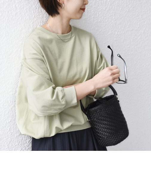 《予約》〈手洗い可能〉ハイゲージ ドルマン プルオーバー