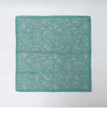 Vincenzo Miozza: コットン リネン ペイズリー スカーフ