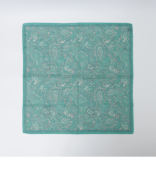 Vincenzo Miozza: コットン リネン ペイズリー スカーフ