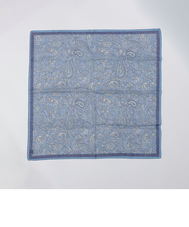 Vincenzo Miozza: コットン リネン ペイズリー スカーフ