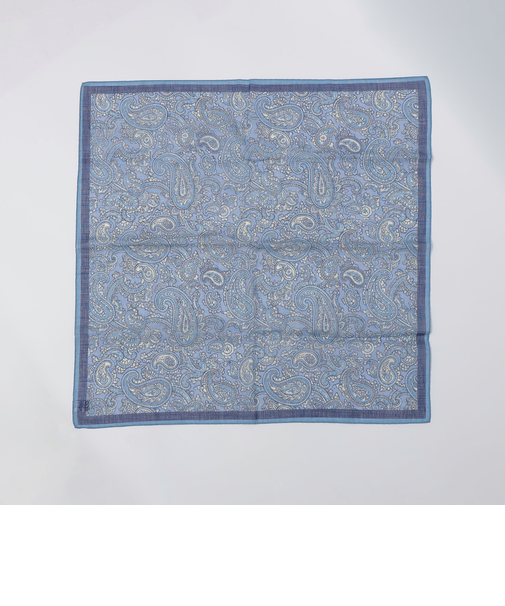Vincenzo Miozza: コットン リネン ペイズリー スカーフ