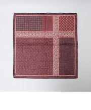 Vincenzo Miozza: コットン リネン パネル スカーフ