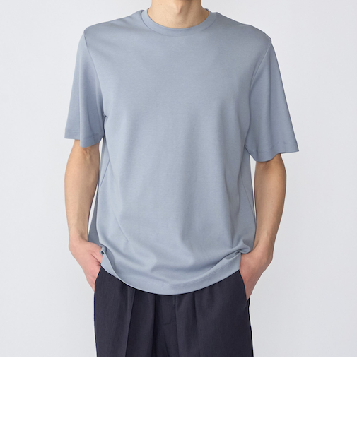 SHIPS: TECHNORAMA(R) ミラノ リブ Tシャツ