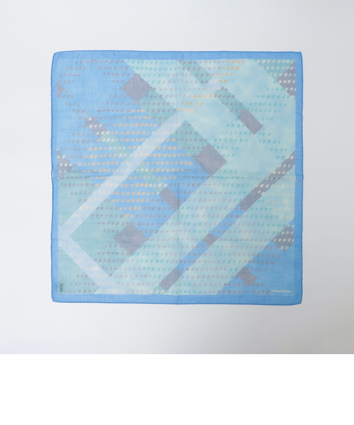 Vincenzo Miozza: コットン リネン チェック スカーフ