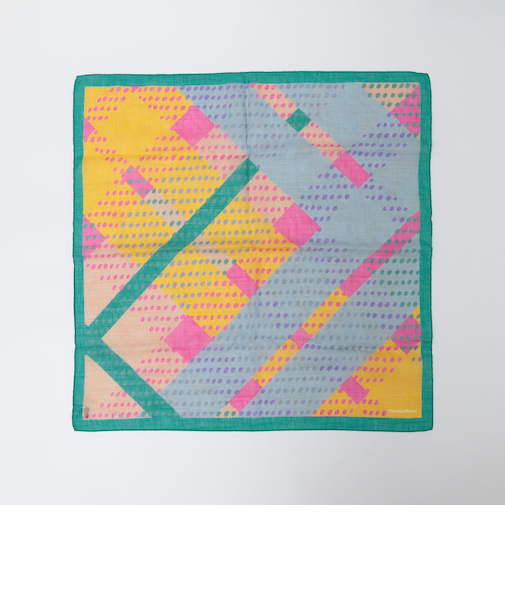 Vincenzo Miozza: コットン リネン チェック スカーフ