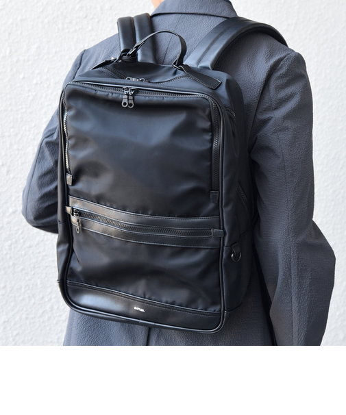 SHIPS any:〈軽量〉ビジネス コンビ スクエア バックパック◆