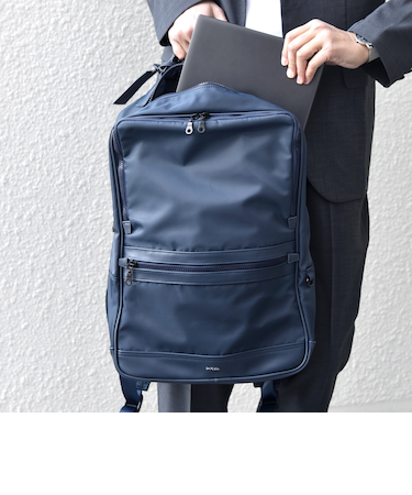 SHIPS any:〈軽量〉ビジネス コンビ スクエア バックパック◆