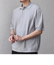 SHIPS any:〈手洗い可能〉TEXBRID(R) ドライタッチ サマー ニット ポロシャツ◆