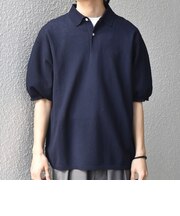 SHIPS any:〈手洗い可能〉TEXBRID(R) ドライタッチ サマー ニット ポロシャツ◆