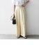 《予約》SHIPS any:〈洗濯機可能〉リネンミックス 2タック テーパード パンツ