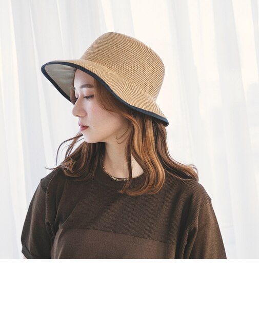 《予約》quaranciel:〈手洗い可能〉パイピング ハット