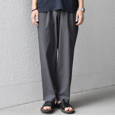 SHIPS any:〈撥水/軽量/ストレッチ〉SOLOTEX(R) シアサッカー セミワイド イージーパンツ(セットアップ対応)26SS◆