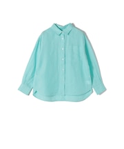 《予約》SHIPS Colors:〈洗濯機可能〉ユーロリネン 2WAY ロングスリーブ シャツ◆