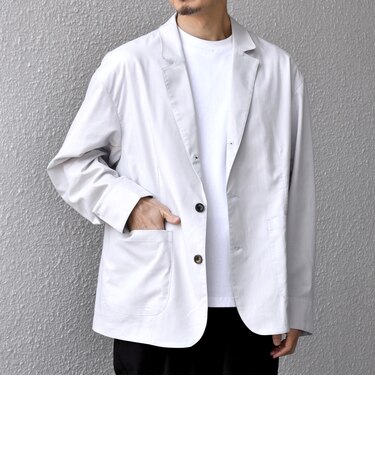 【WEB限定】SHIPS any: ハイブリッドリネン リラックス テーラード ジャケット (セットアップ対応)26SS◆