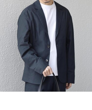 【WEB限定】SHIPS any: ハイブリッドリネン リラックス テーラード ジャケット (セットアップ対応)26SS◆