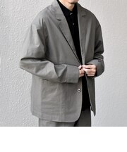 【WEB限定】SHIPS any: ハイブリッドリネン リラックス テーラード ジャケット (セットアップ対応)26SS◆