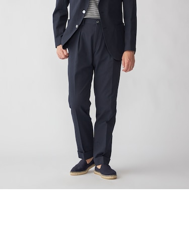 【SHIPS別注】Errico Formicola: VITO コットン シアサッカー スラックス