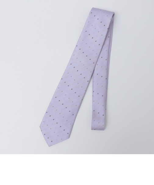 SHIPS Colors:日本製 シルク 小紋柄 ネクタイ