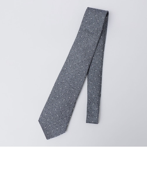 SHIPS Colors:日本製 シルク ドット柄 ネクタイ