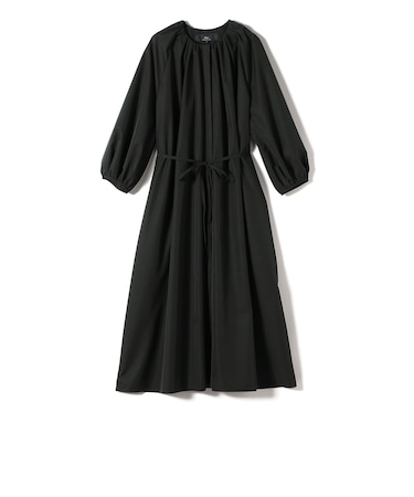 SHIPS Primary Navy Label:〈手洗い可能〉撥水 羽織 ギャザー ワンピース